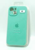Чохол iPhone 15 Silicon Case original FULL Camera №46 mint gam (4you)