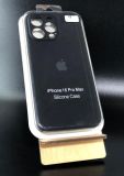 Чехол iPhone 16ProMax Silicon Case original FULL Camera №18 black (4you)