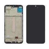 LCD Samsung M34/M346 (5G) із чорним тачскрином + корпусна рамка OLED ШИРОКА РАМКА (M)