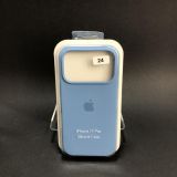 Чехол iPhone 17Pro Silicon Case original FULL №24 new blue (4you)