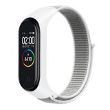 Ремінець на браслет фітнес Xiaomi mi band 3/4 Velcro White