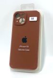 Чохол iPhone 15 Silicon Case original FULL Camera №32 milk chocolate (4you) 