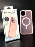 Чехол iPhone 15Pro Silicon SPACE with MagSafe Pink "Акционная цена"
