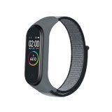 Ремешок на браслет фитнес Xiaomi mi band 3/4 Velcro Light grey