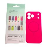 Чохол iPhone 17ProMax Silicon BEATS with MagSafe №10 Sunrise Pink