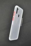 Чехол Samsung A02s/A025 Silicon Gingle Matte White/red "Акционная цена"