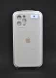 Чехол iPhone 12Pro Silicon Case original FULL Camera №11 antique white (4you)