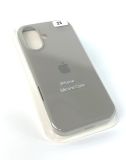 Чехол iPhone 16Plus Silicon Case original FULL №23 Grey (4you) "Акционная цена"
