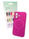 Чехол iPhone 15Pro Silicon BEATS with MagSafe №15 Sunset Purple