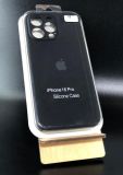 Чехол iPhone 16Pro Silicon Case original FULL Camera №18 black (4you)