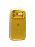 Чохол iPhone 17Pro Silicon Case original FULL Camera №4 yellow (4you)