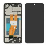 LCD Samsung A05/055 (2023) с черным тачскрином + корпусная рамка (М)