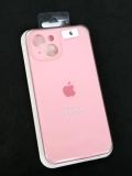Чехол iPhone 14 Silicon Case original FULL Camera №6 Light pink (4you)