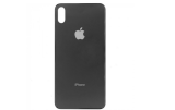 Заднє скло корпусу iPhone XS (big hole) чорне (Х) 8000824B