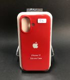 Чехол iPhone 17 Silicon Case original FULL №33 camelia white (4you)