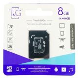 Micro SD 8Gb T&G Class10 с ад.
