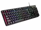 Клавіатура провідна ігрова KR-6300 (з різнобарвним підсвічуванням) Black
