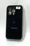 Чохол iPhone 12ProMax Silicon Case original FULL Camera №18 black (4you)