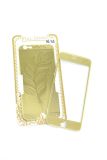 Защитное стекло iPhone 6 COLORFUL Gold (2pcs) гравировка feather (перо)l "Акционная цена"