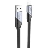 Usb-cable iPhone 5 HOCO U119 1.2m (круглий) Black