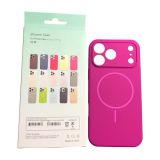 Чохол iPhone 17ProMax Silicon BEATS with MagSafe №15 Sunset Purple