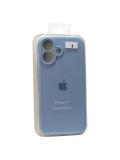 Чехол iPhone 17 Silicon Case original FULL Camera №5 powder blue (4you)