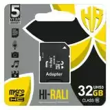 Micro SD 32Gb Hi-Rali Class 10 з ад.(UHS-3)