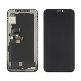 LCD iPhone XS з чорним тачскрином + дисплейна рамка (GX - OLED HARD) без упаковки (M) 