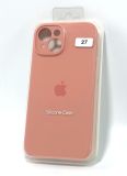 Чехол iPhone 13 Silicon Case original FULL Camera №27 peach (4you)