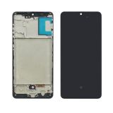 LCD Samsung A31/A315 (2020) із чорним тачскрином + корпусна рамка OLED 6,39" (M)