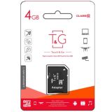 Micro SD 4Gb T&G Class 10 з ад.