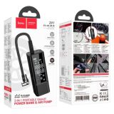 Автомобильный аккумуляторный компрессор HOCO ZP7 Black (М)