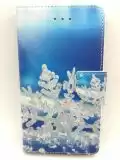 Чохол-книжка 4you Art Print 4.0 "-4.4" Winter 2 ( блакитна сніжинка ) універсальна 