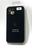 Чехол iPhone 14 Silicon Case original FULL Camera №18 Black (4you)