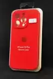 Чохол iPhone 14Pro Silicon Case original FULL Camera № 14 Red ( 4you )