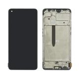 LCD Oppo Reno 8 (4G) із чорним тачскрином + корпусна рамка OLED (М)