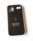 Чехол iPhone 11ProMax Silicon Case original FULL Camera №18 black (4you)