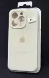 Чохол iPhone 15ProMax Silicon Case original FULL Camera №11 antique white (4you)