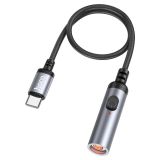 Прикурювач HOCO UA30 Type-C mini cigarette lighter Black