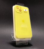Чехол iPhone 13 Silicon Case original FULL Camera №40 lemon (4you)
