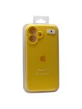 Чехол iPhone 17 Silicon Case original FULL Camera №4 Yellow (4you)