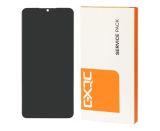 LCD Samsung A12s/A127F (2021) с чёрным тачскрином ОДИНАРНЫЙ ЧЕРНЫЙ ШЛЕЙФ Service Pack (М) 