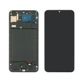 LCD Samsung A30/A305 (2019) A505 с черным тачскрином + корпусная рамка IPS (M) 