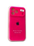 Чохол iPhone 17ProMax Silicon Case original FULL Camera №52 ultra pink (4you)