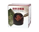 Очиститель жал паяльника (банка + губка / очистка металлической стружкой) (М)