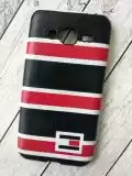 Чохол Samsung J3 / J300 Silicon (щільний) "Tommy Hilfiger" black / red "Акційна ціна"