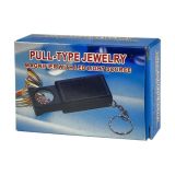 Лупа ручная №.9584, с LED подсветкой, d=21 мм, кратность увеличения 45X (М) 