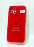 Чохол iPhone 15 Silicon Case original FULL Camera №14 Red (4you)