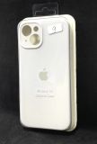 Чехол iPhone 14 Silicon Case original FULL Camera №9 White (4you)