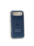 Чехол iPhone 17Air Silicon Case original FULL №49 navy blue (4you)
